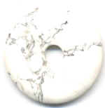 Donut, Howlith, weiß 3,5 cm