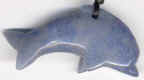 Delfin, Blauquarz 3 x 5,5 x 1,5 cm