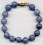 Armband, Blauquarz 20 cm