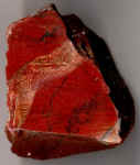 Anschliff, Jaspis, rot 5 x 3 x 4 cm