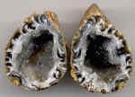 Geodenpaar, Achatgeoden 4 x 3 cm
