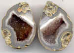 Geodenpaar, Achatgeoden 5 x 3,5 cm
