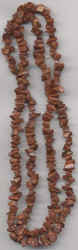 Splitterkette, Goldfluß, rot 90 cm